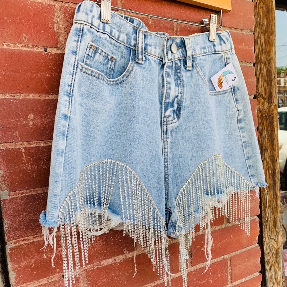 Savannah Jane Rhinestone Shorts